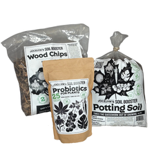 Load image into Gallery viewer, Starter Grow Kit - Worm Manure, Potting Soil & Woodchips - Indoor/Outdoor Plants