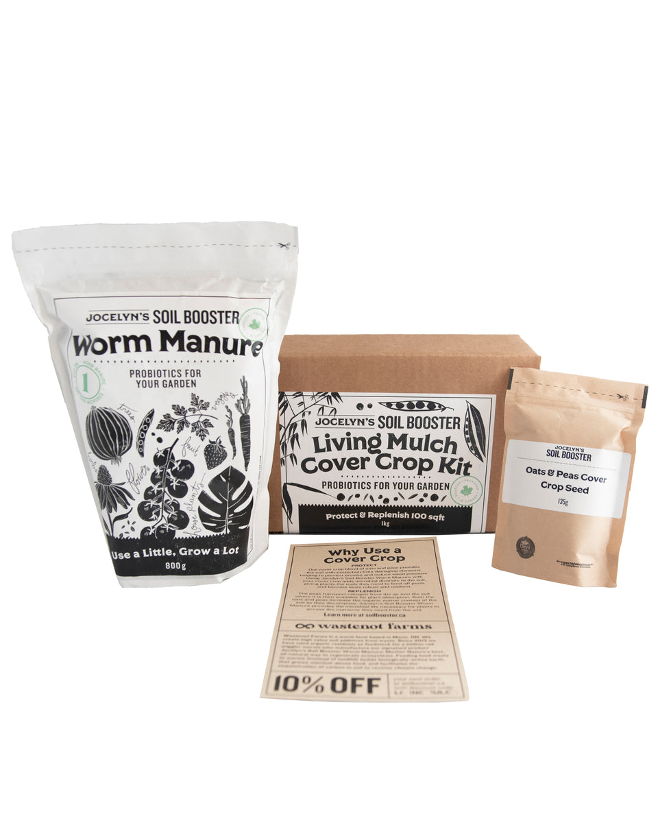 Living Mulch Cover Crop Kit Post Harvest Soil Protection Jocelyn's