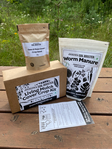 <b>How to Get Microbes Working for You: </b> <br> Use our Living Mulch Cover Crop Kit!