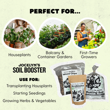 Load image into Gallery viewer, Starter Grow Kit - Worm Manure, Potting Soil &amp; Woodchips - Indoor/Outdoor Plants
