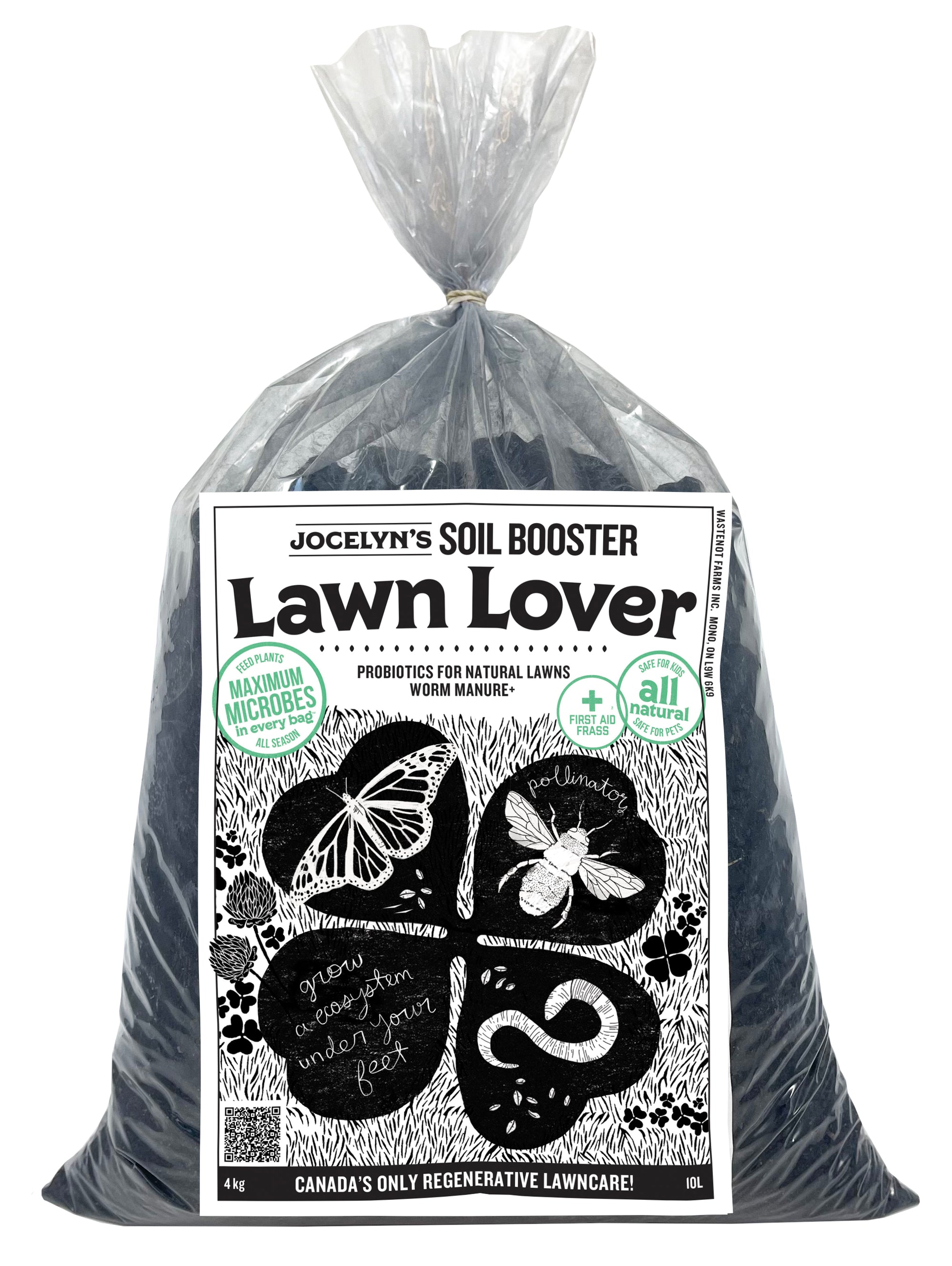 'Lawn Lover' Regenerative Lawn Care (Worm Manure + Cricket Frass)