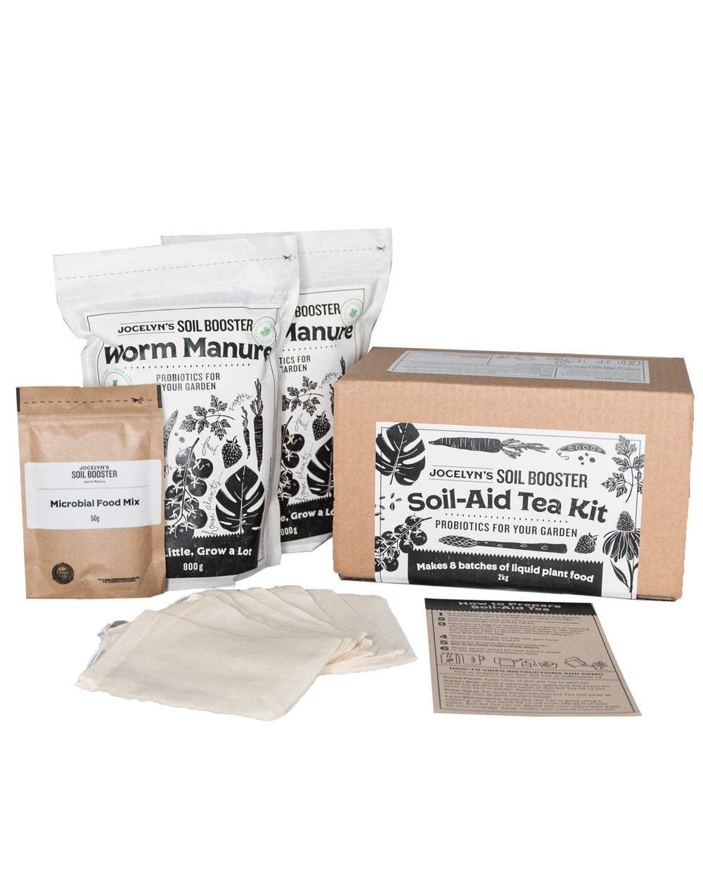 Soil Aid Tea Kit - Liquid Plant Food